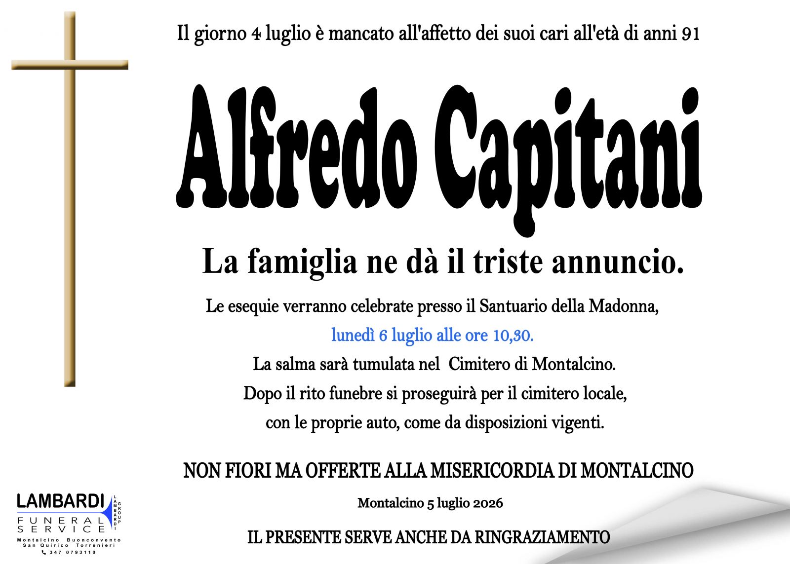 ALFREDO CAPITANI