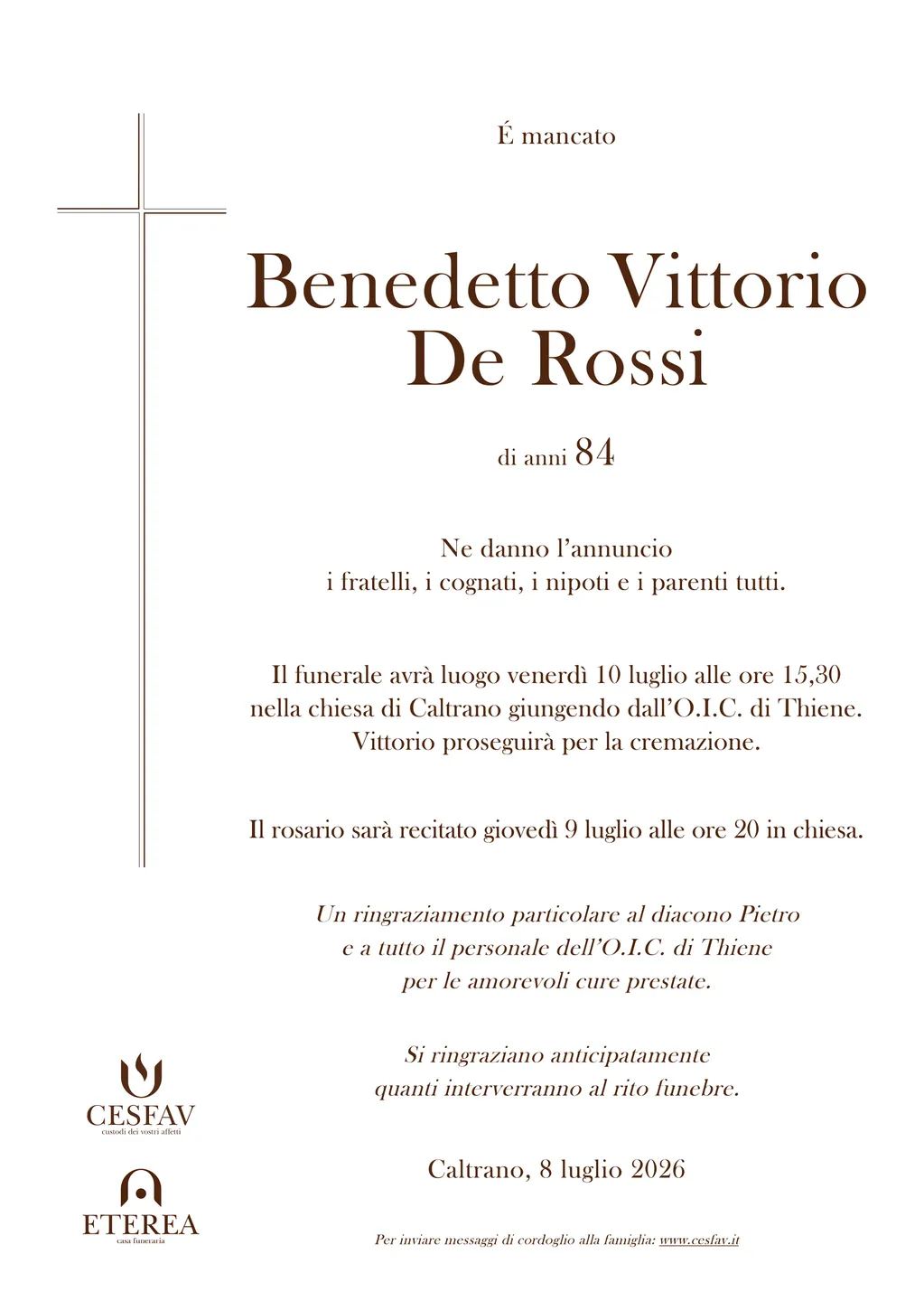 Benedetto Vittorio De Rossi