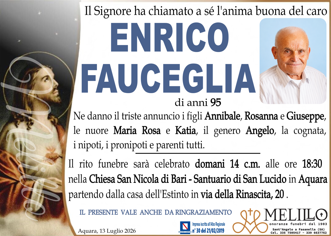 ENRICO FAUCEGLIA