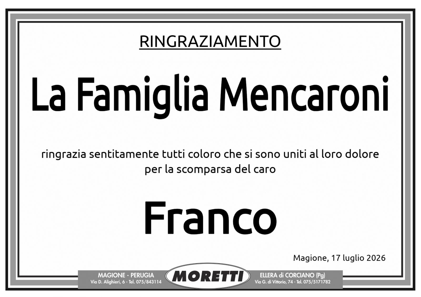 Franco Mencaroni