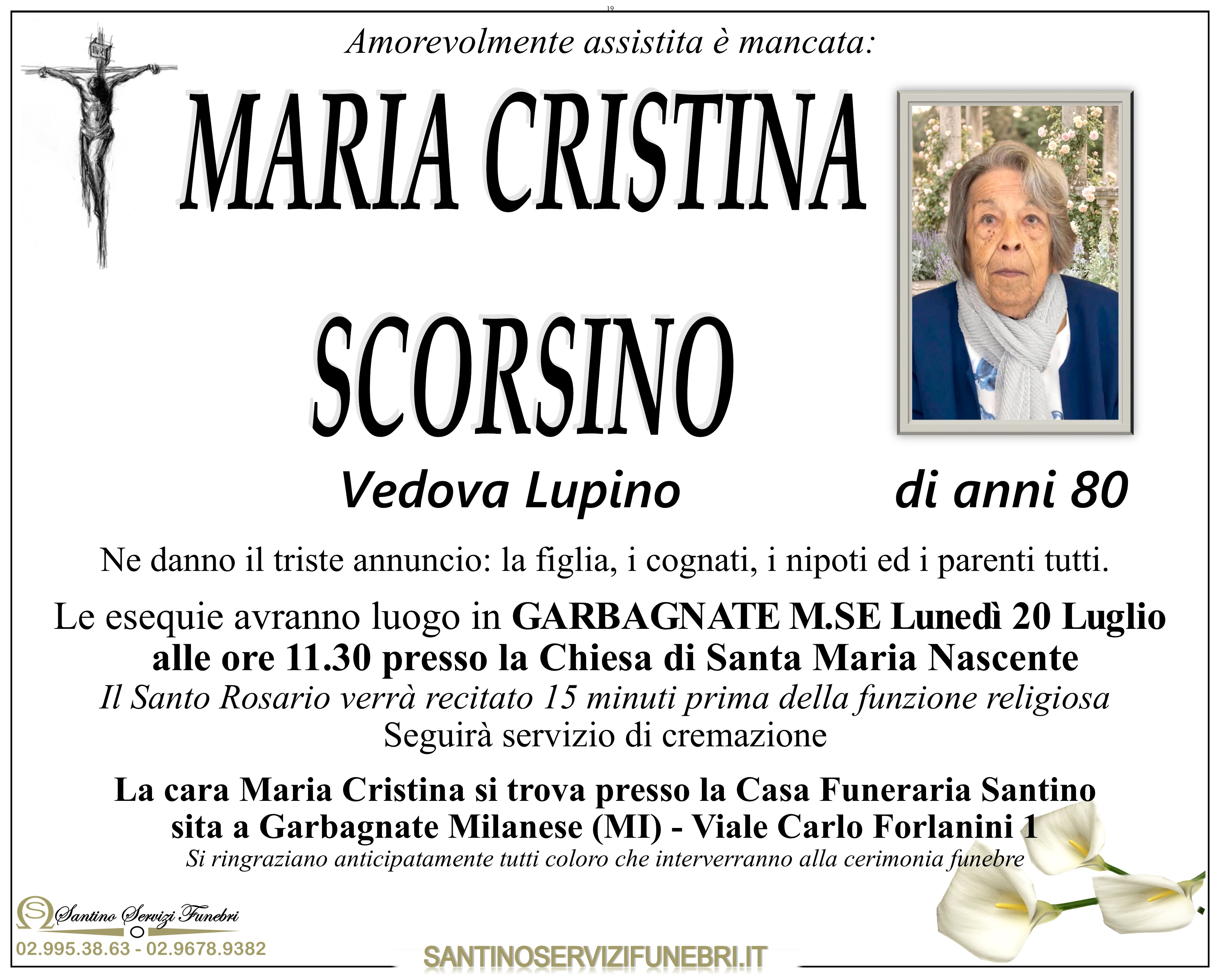 MARIA CRISTINA SCORSINO