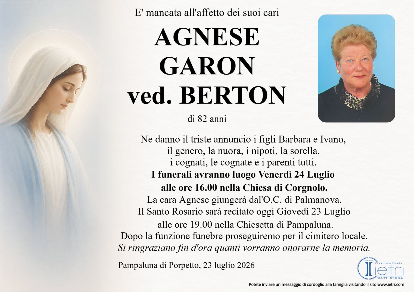AGNESE GARON