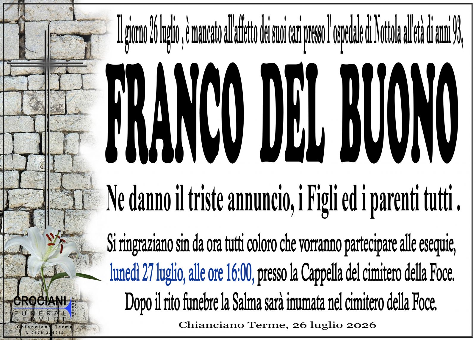 FRANCO DEL BUONO