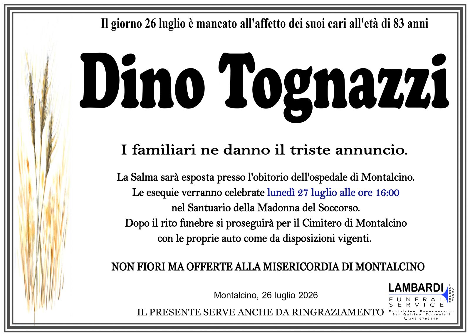 DINO TOGNAZZI