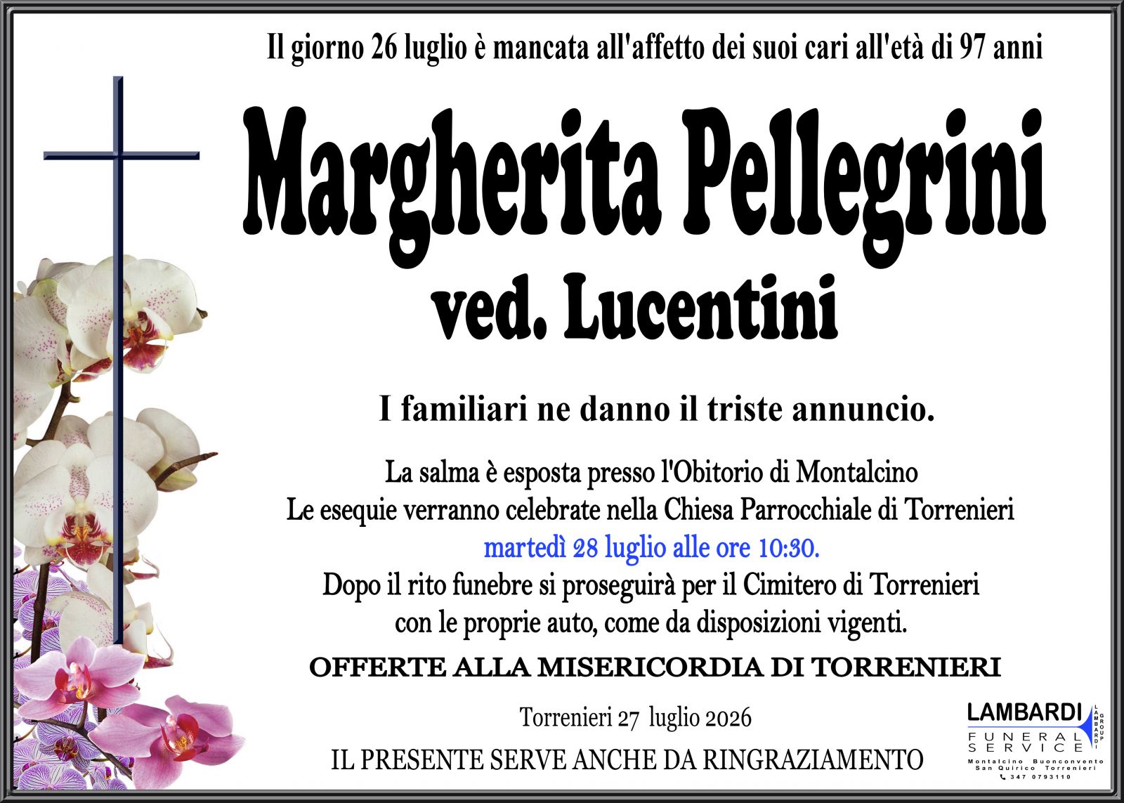 MARGHERITA PELLEGRINI