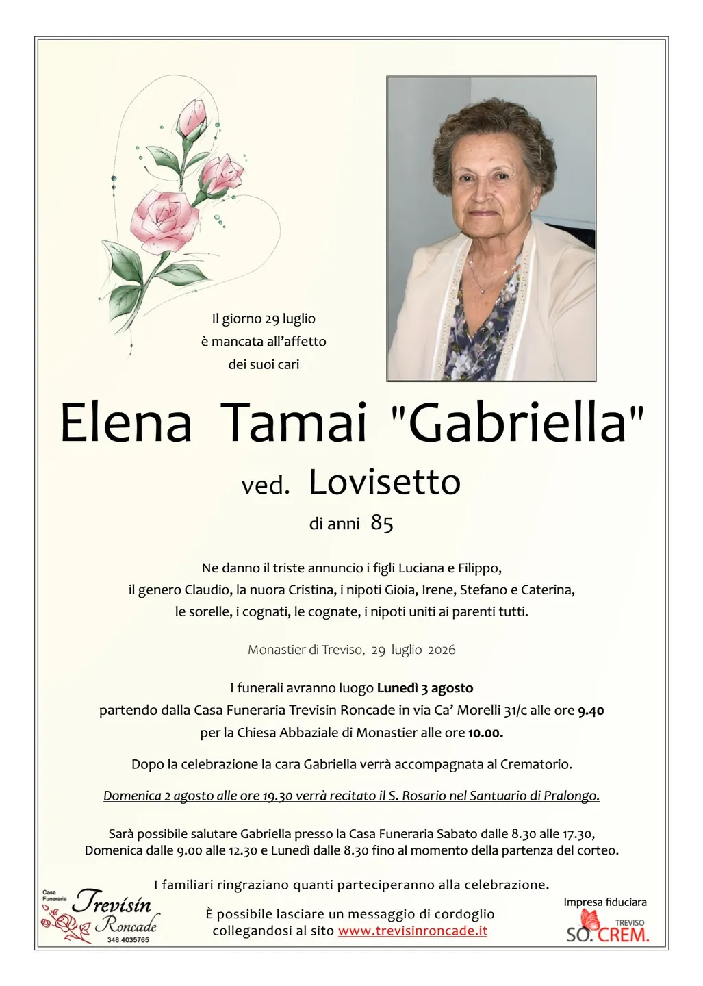 Elena  Tamai "Gabriella"