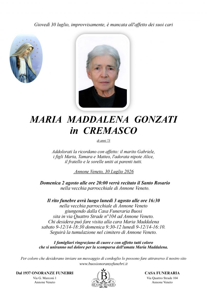 Maria Maddalena Gonzati