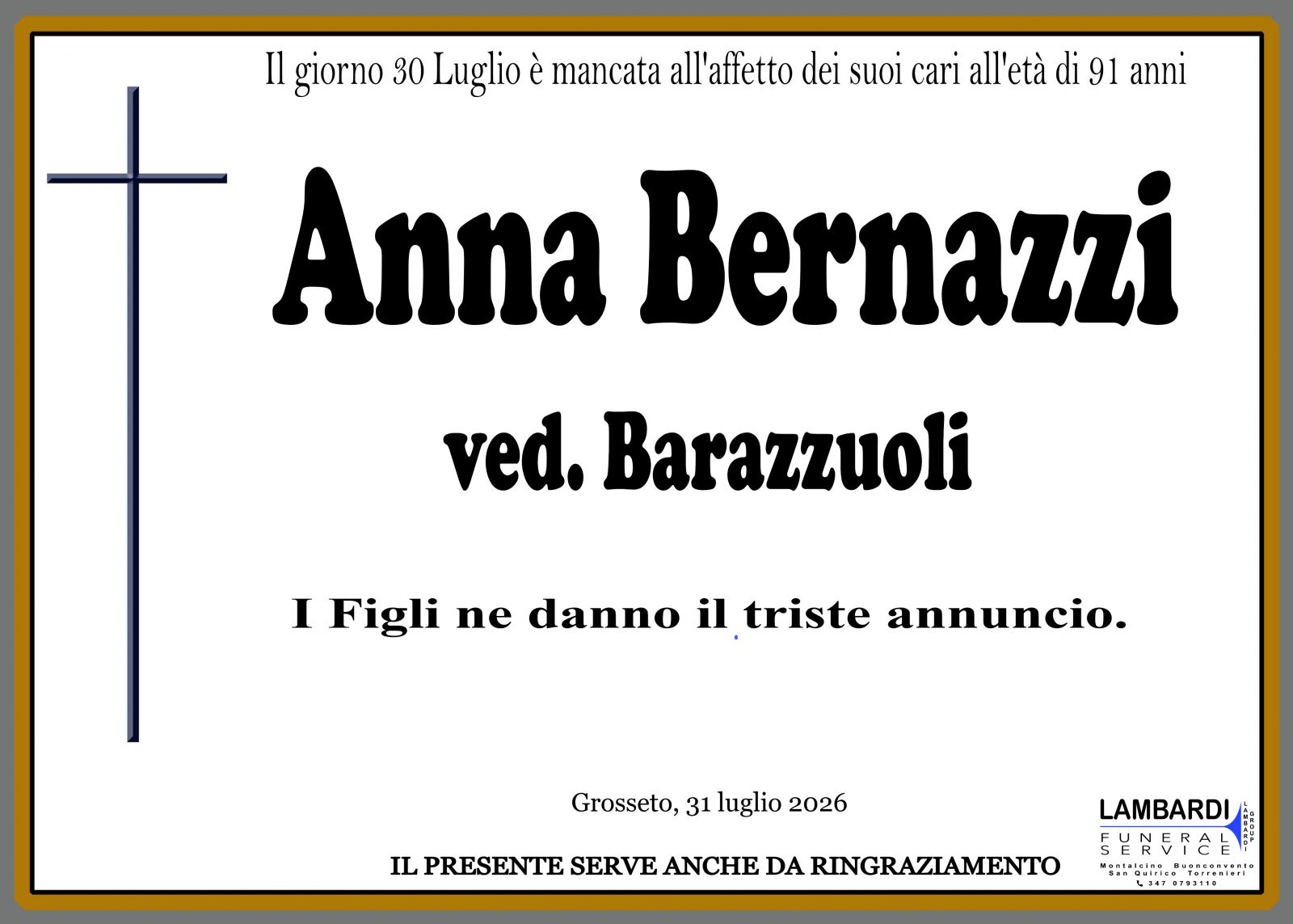 ANNA BERNAZZI