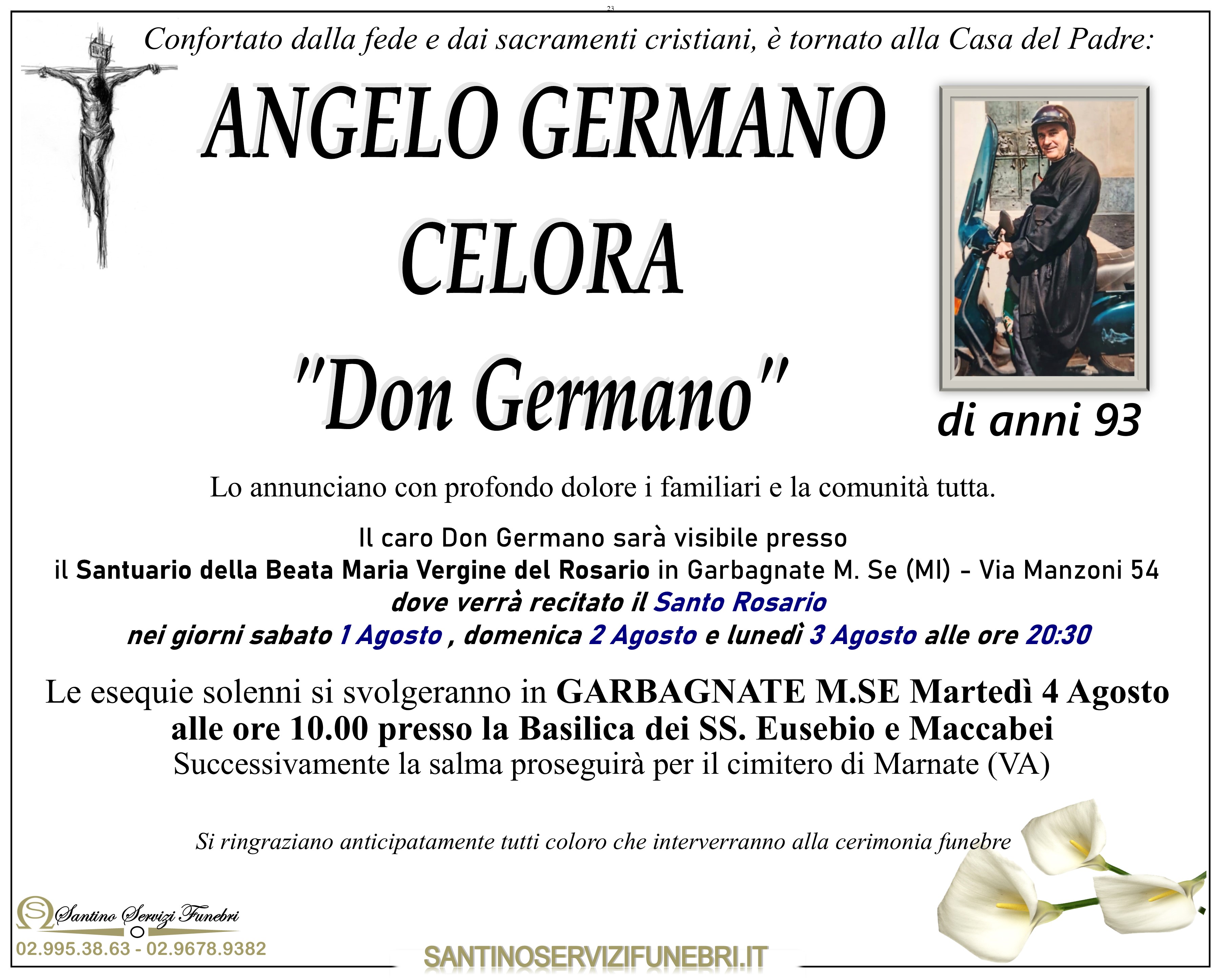 ANGELO GERMANO CELORA