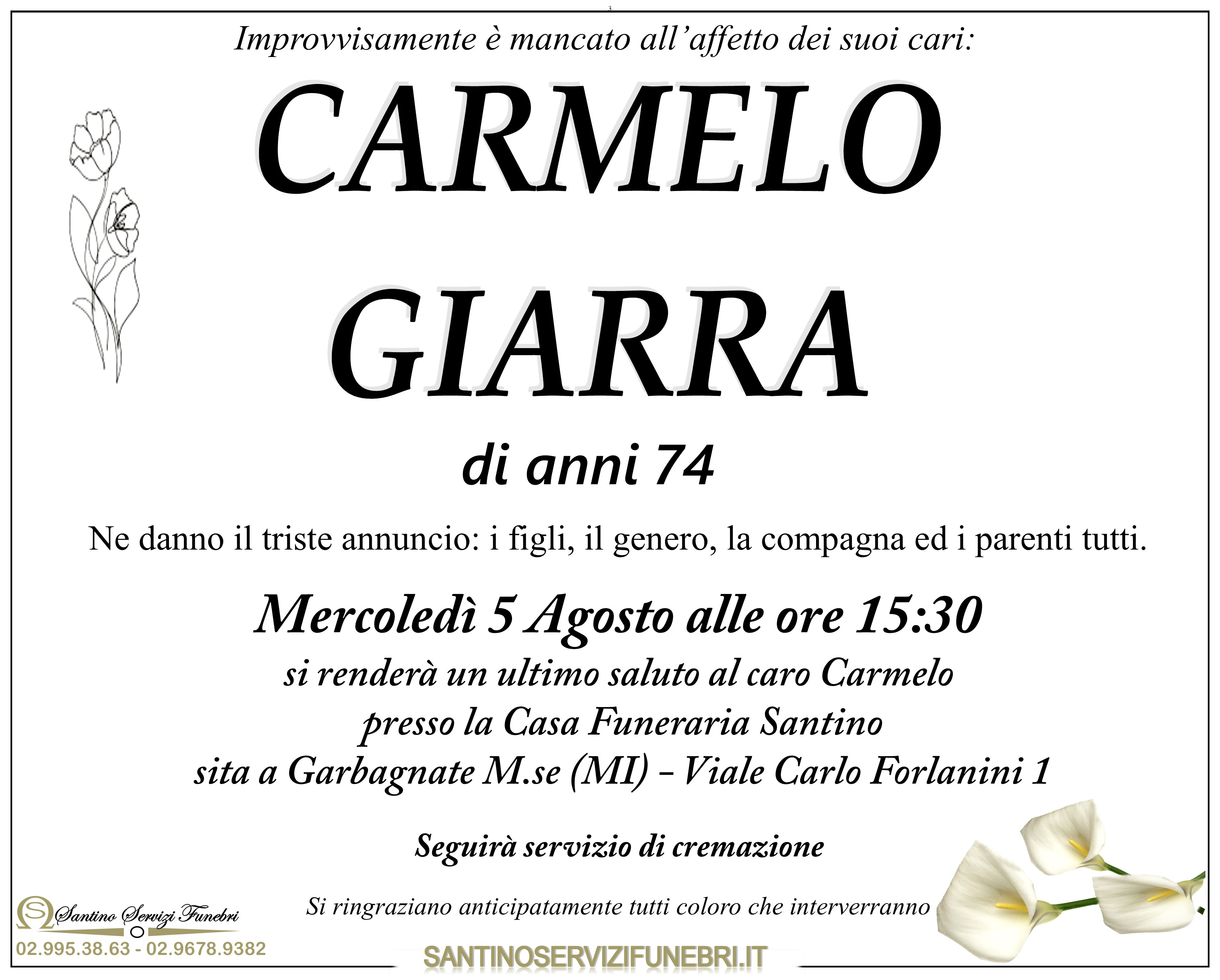 CARMELO GIARRA