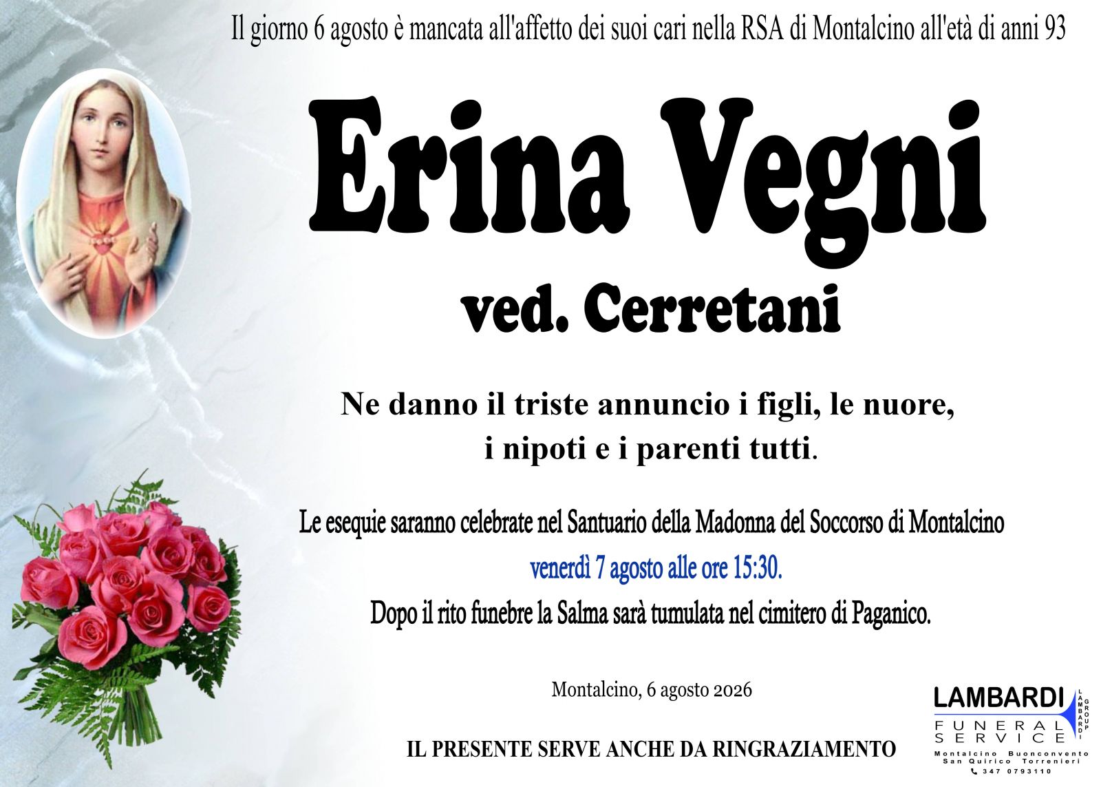 ERINA VEGNI
