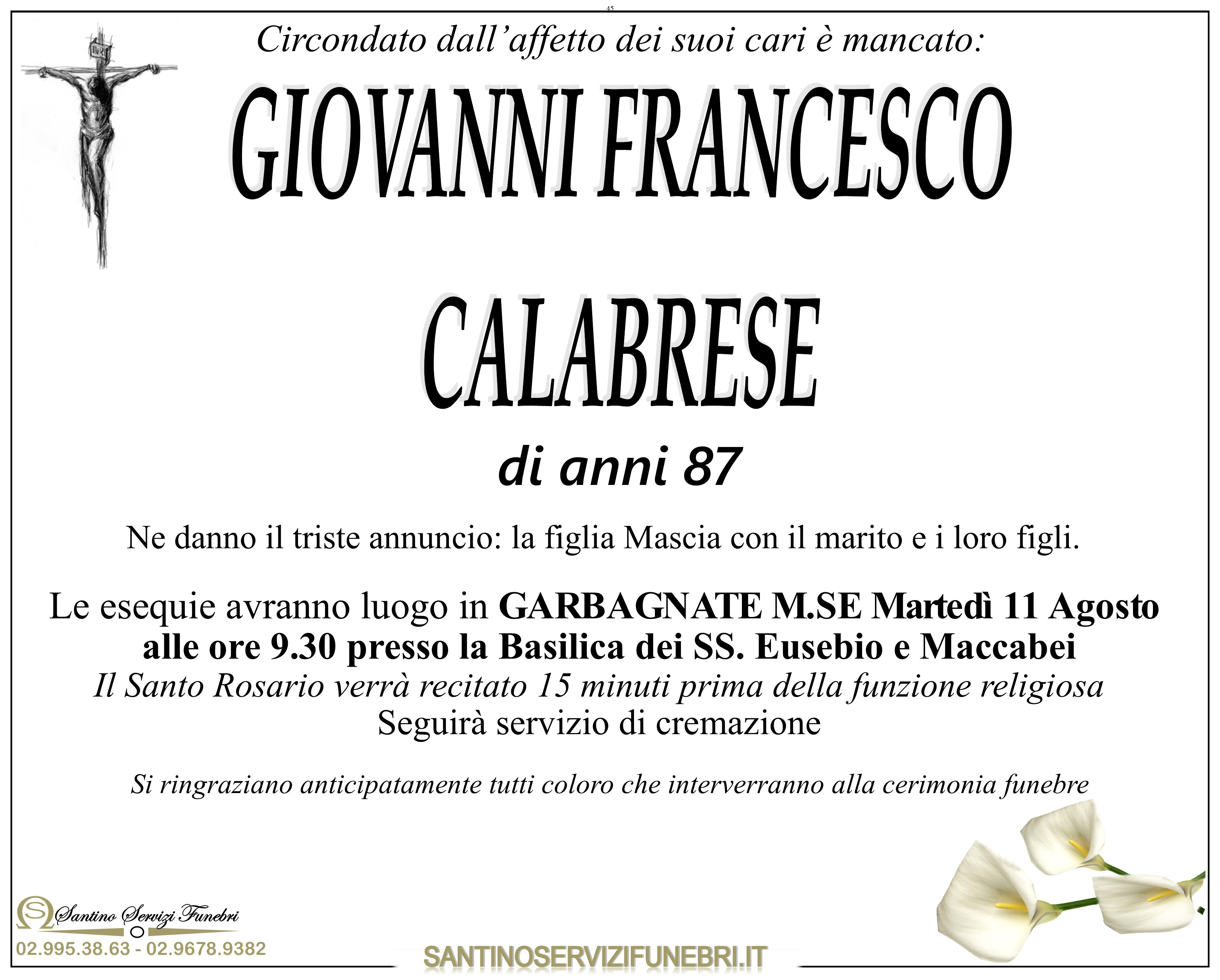 GIOVANNI FRANCESCO CALABRESE