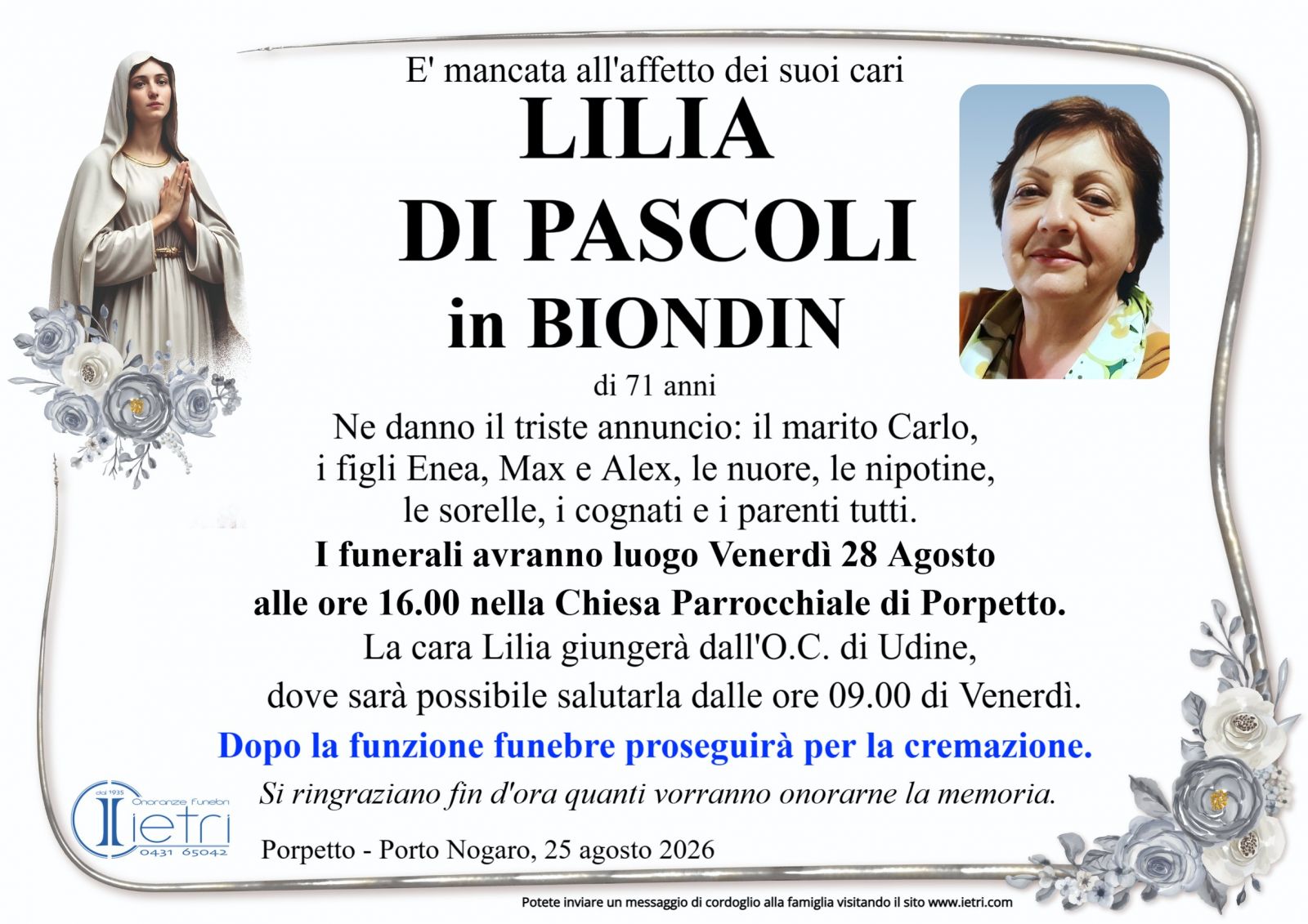 LILIA DI PASCOLI