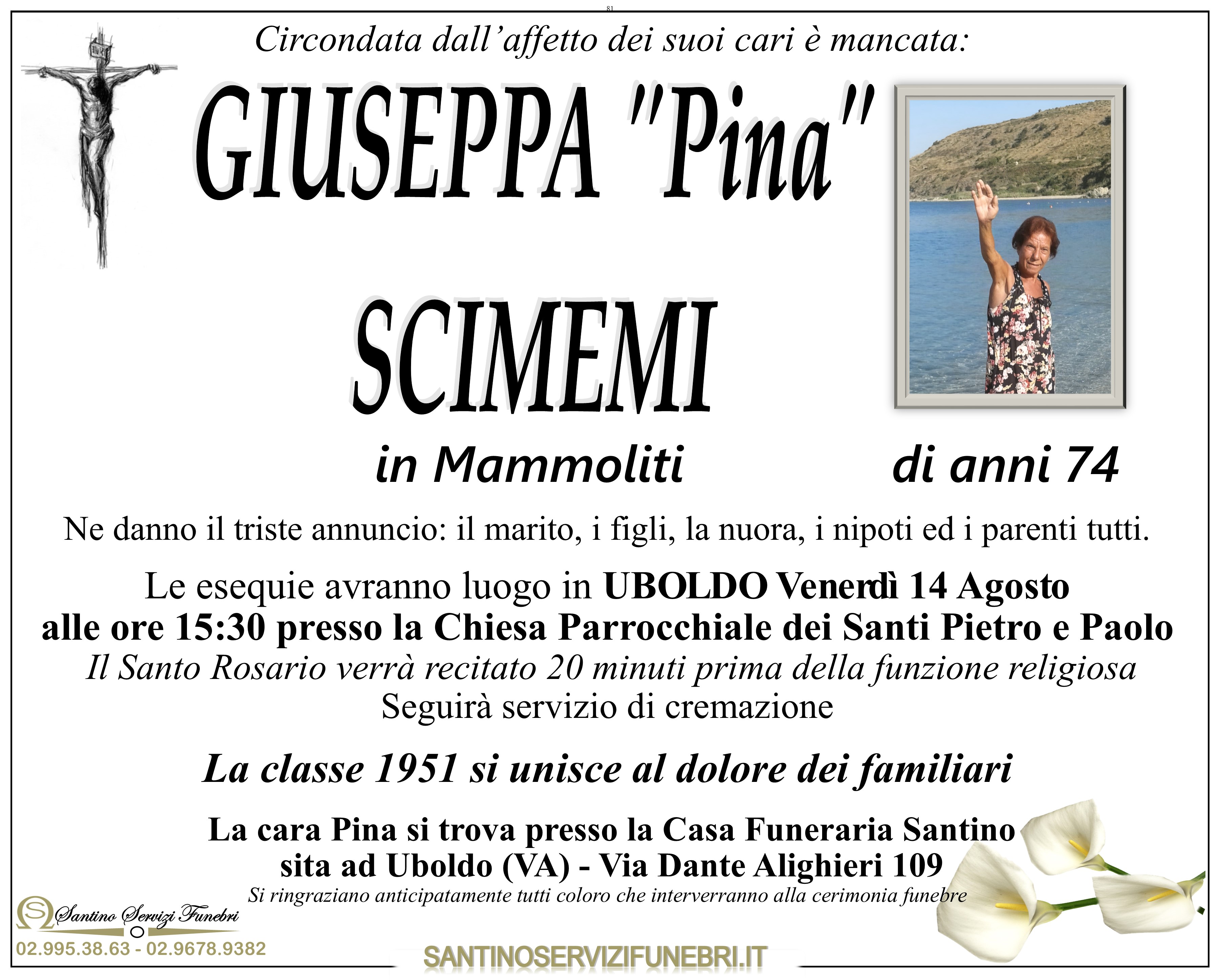 GIUSEPPA "Pina" SCIMEMI