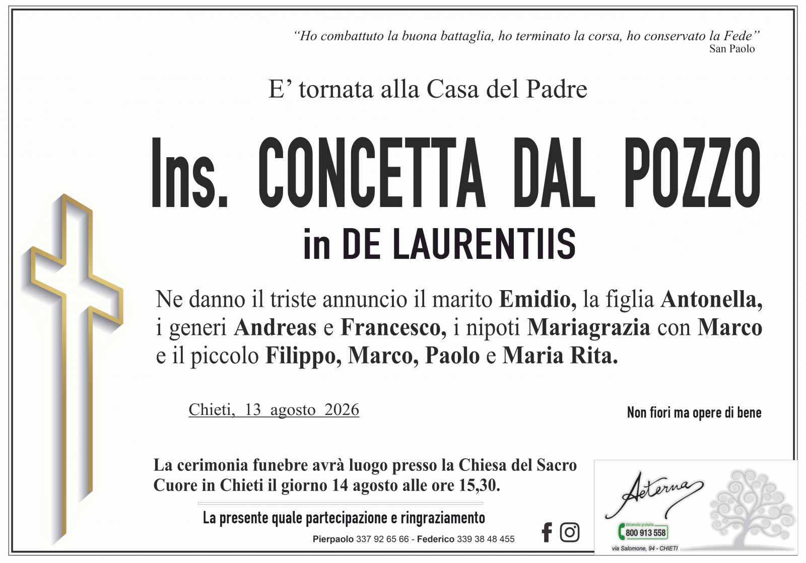 CONCETTA DAL POZZO