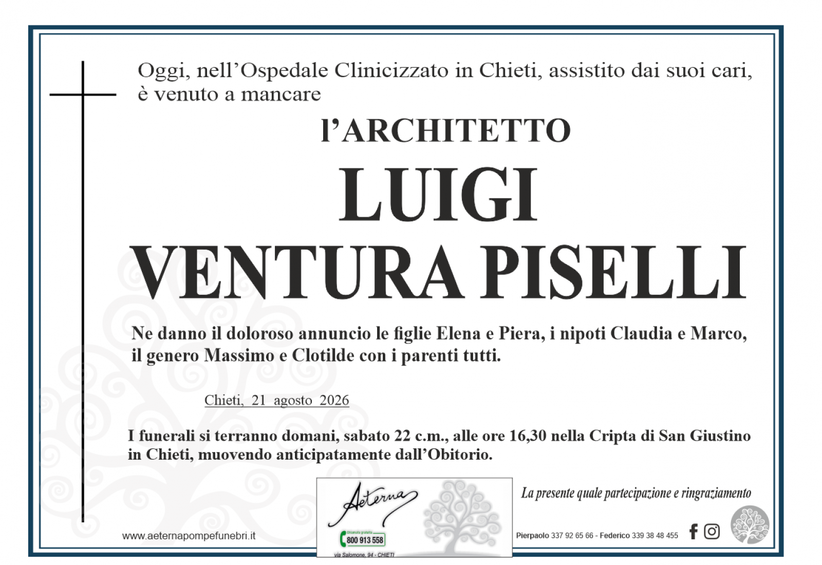 LUIGI VENTURA PISELLI