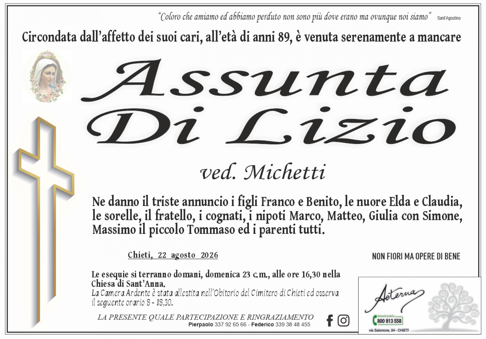 ASSUNTA DI LIZIO