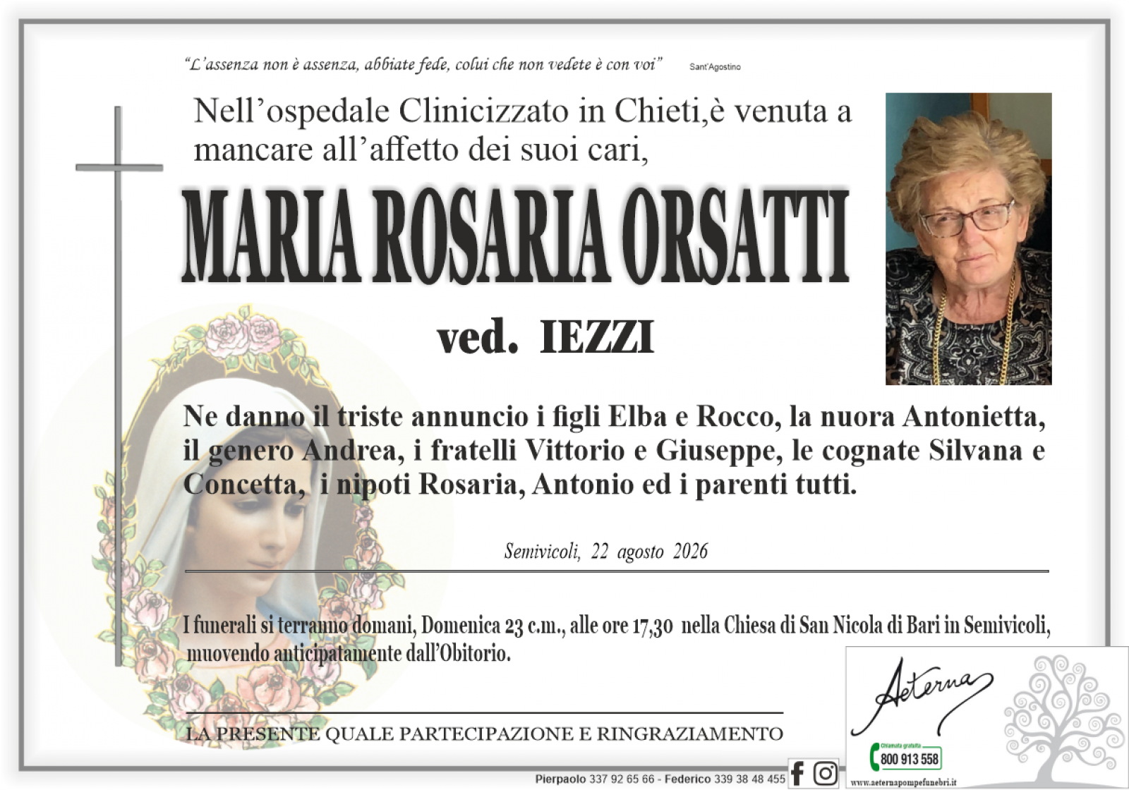 MARIA ROSARIA ORSATTI