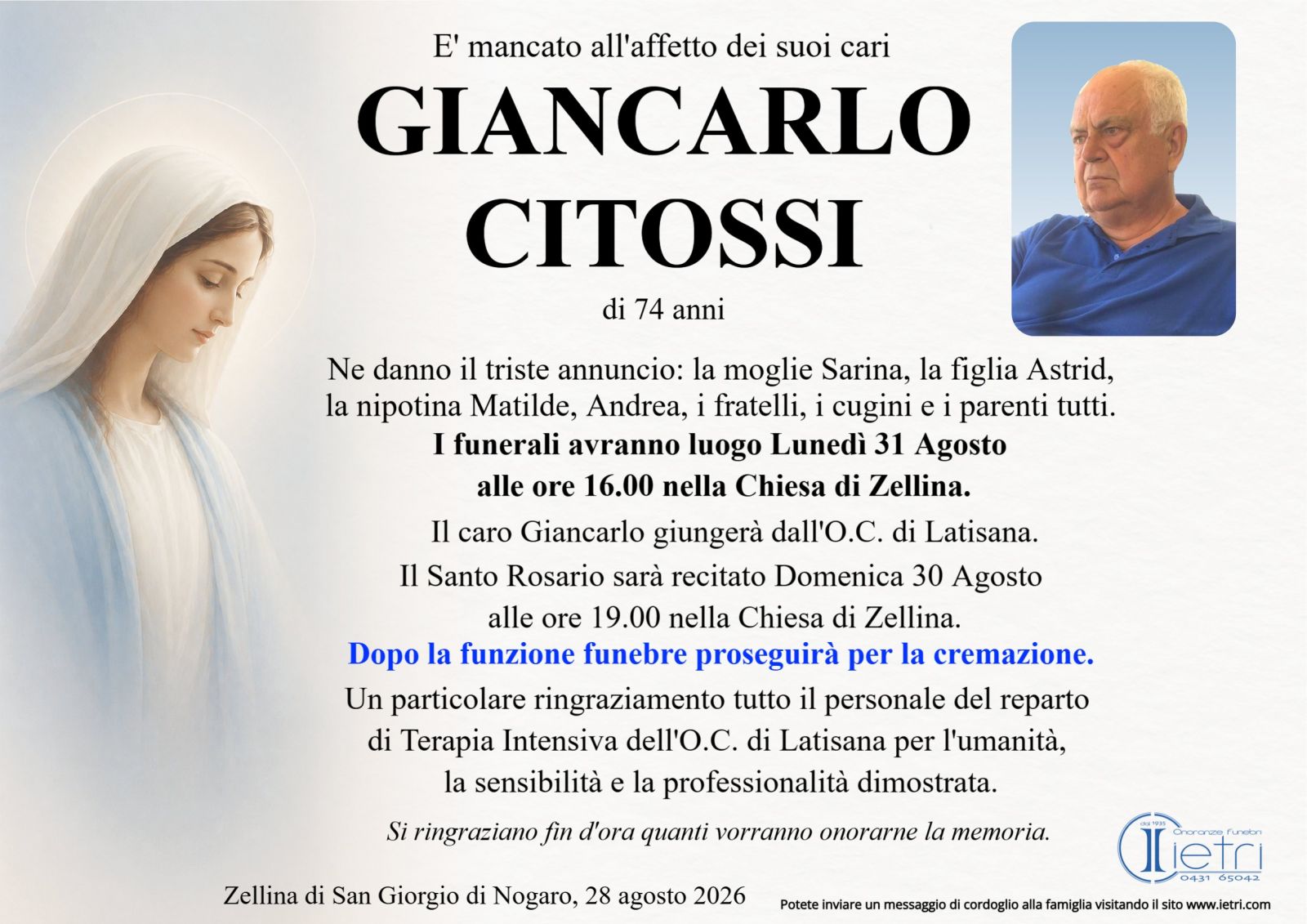 GIANCARLO CITOSSI