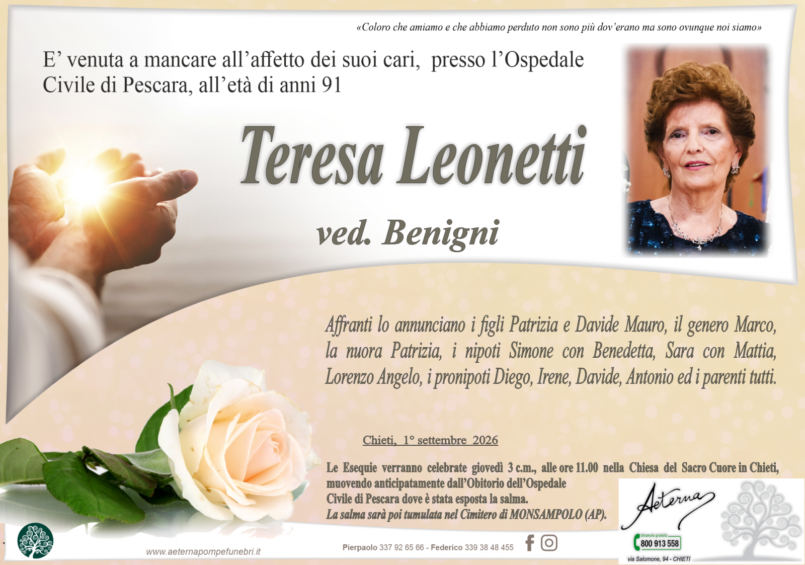 TERESA LEONETTI