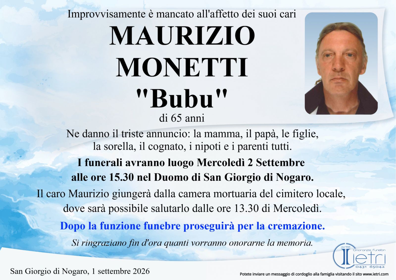 MAURIZIO MONETTI