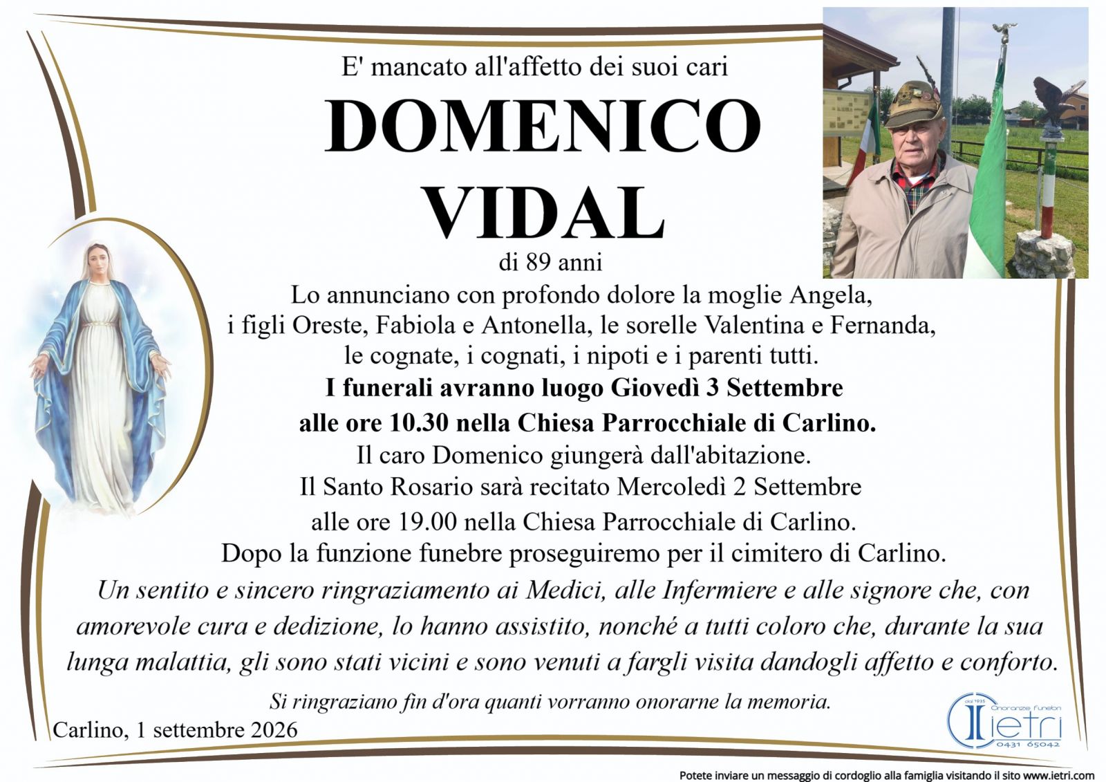 DOMENICO VIDAL