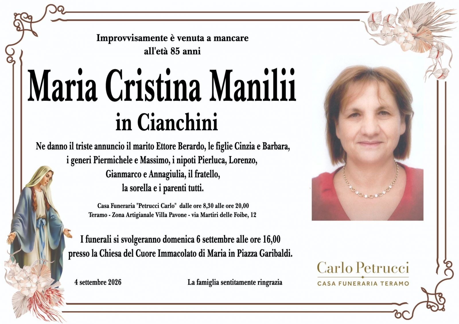 Maria Cristina Manilii