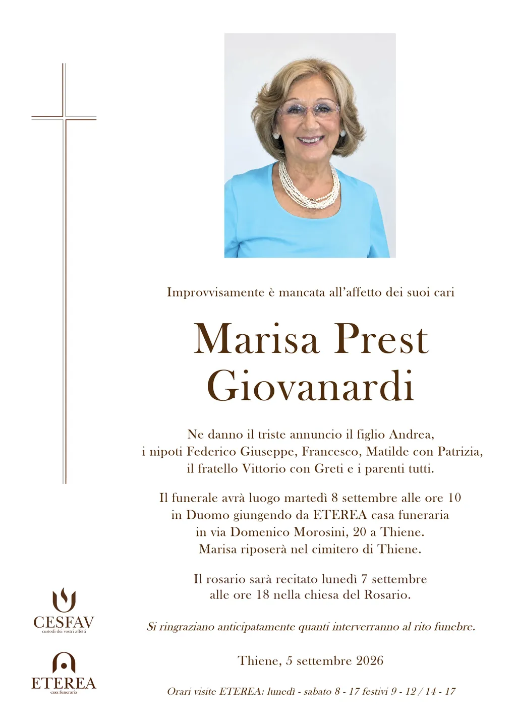 Marisa Prest Giovanardi
