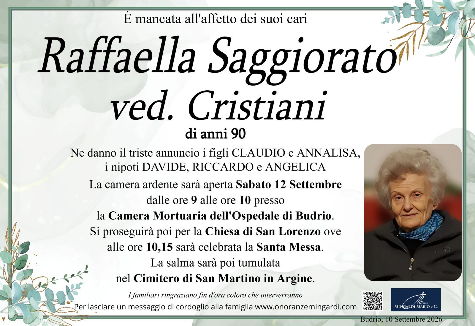 RAFFAELLA SAGGIORATO