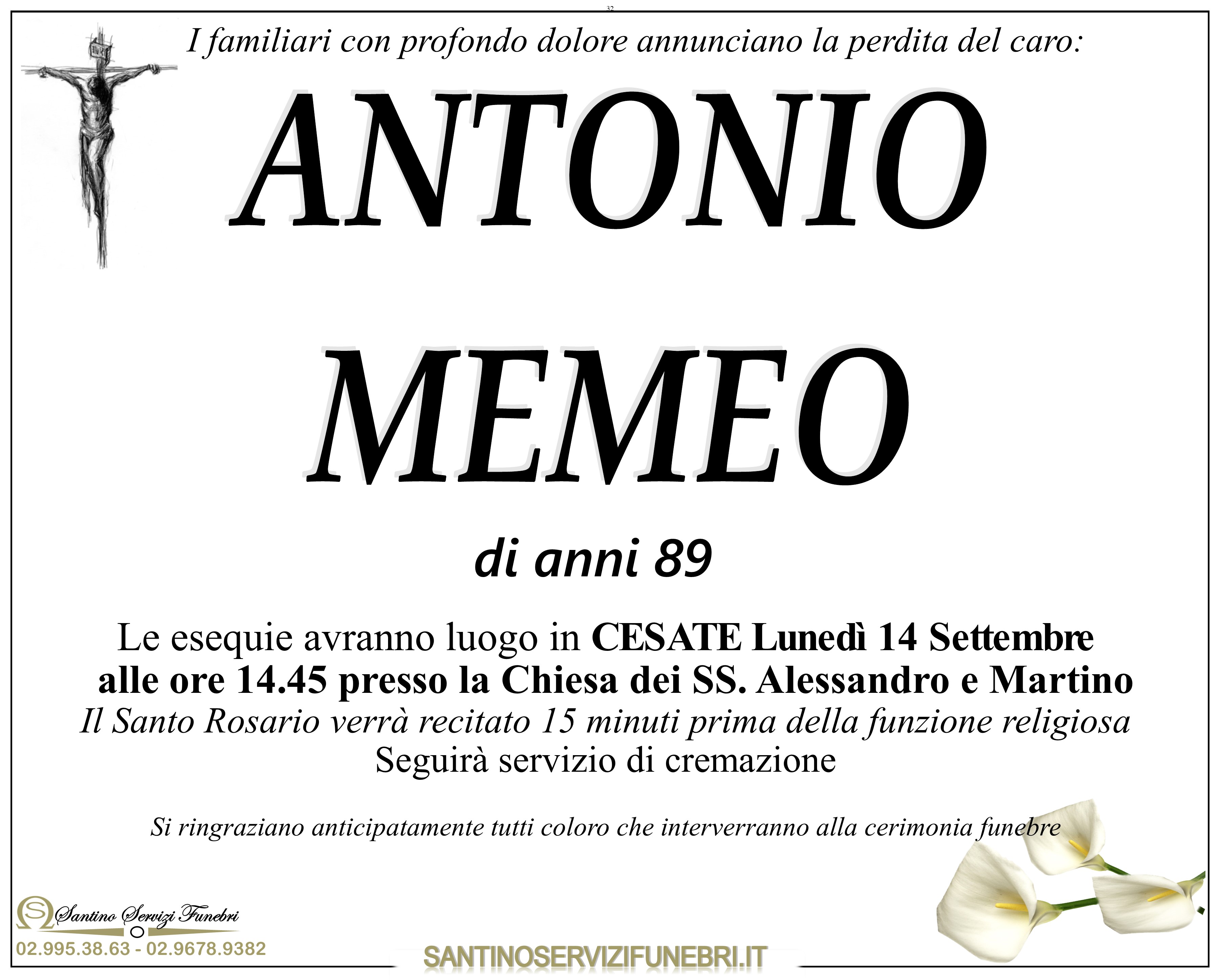 ANTONIO MEMEO
