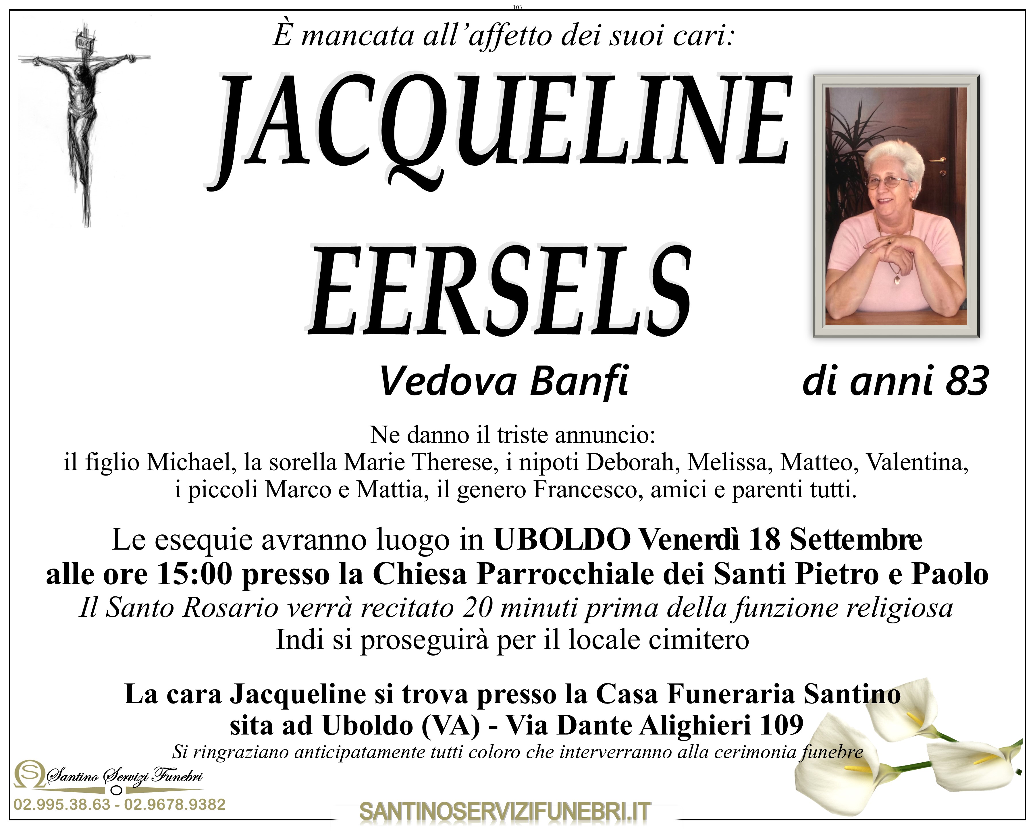 JACQUELINE EERSELS