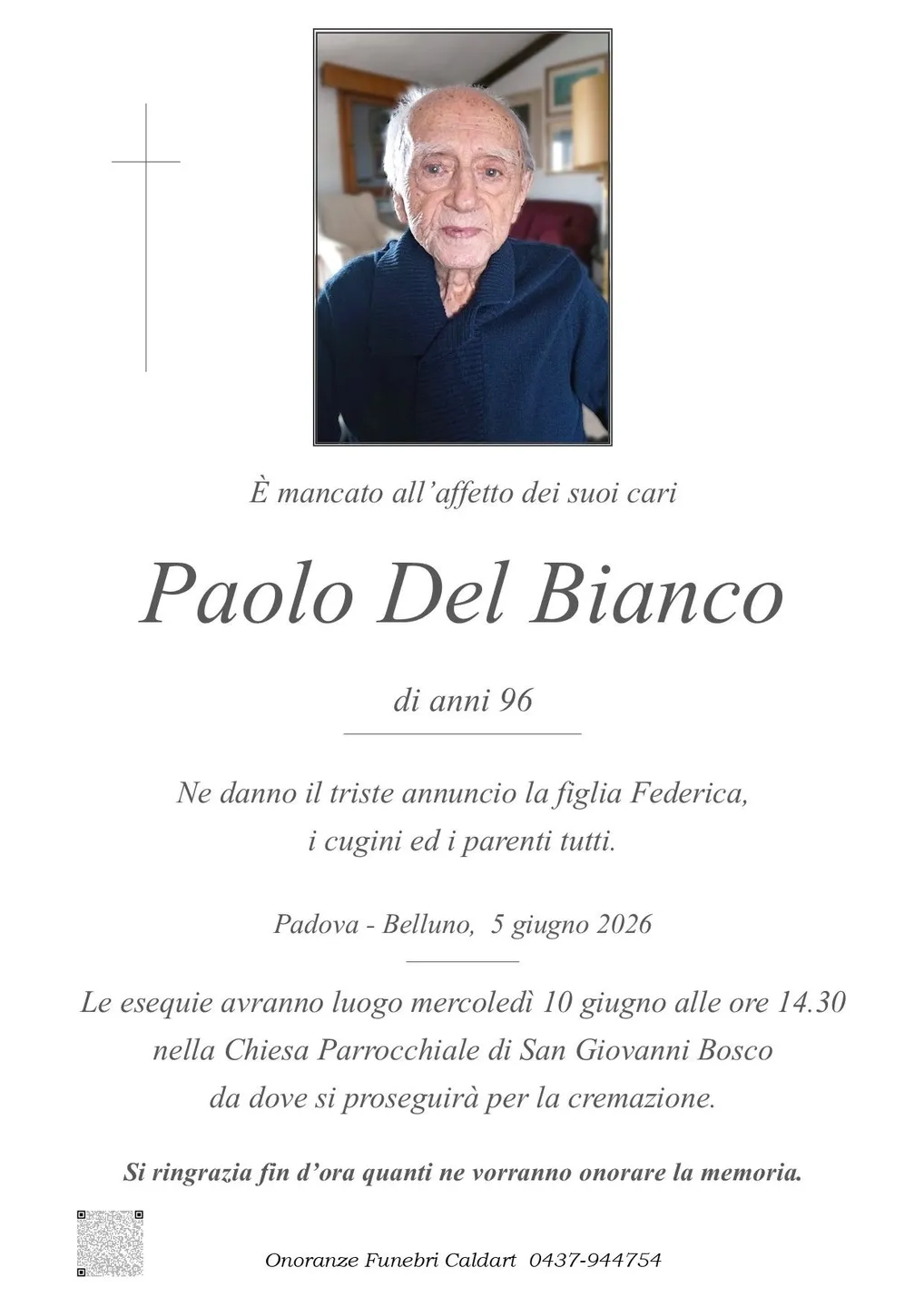 Epigrafe di Paolo Del Bianco