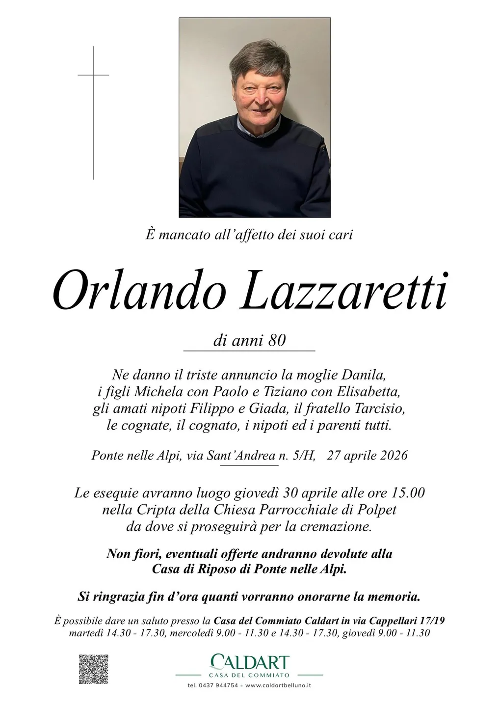 Epigrafe di Orlando Lazzaretti