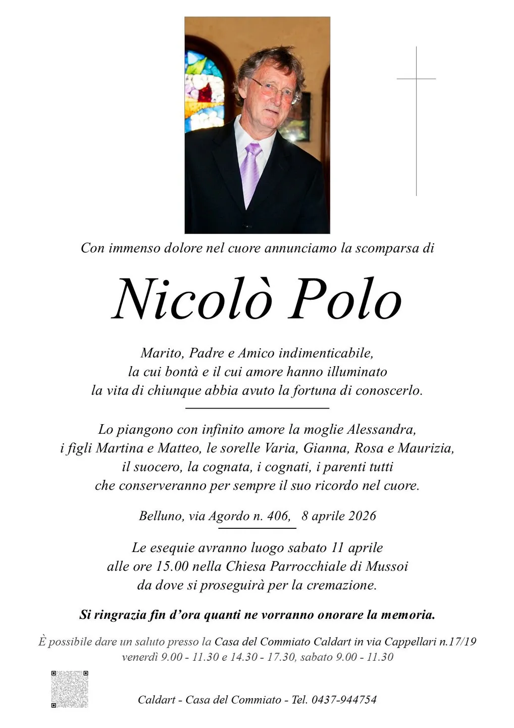 Epigrafe di Nicolò Polo