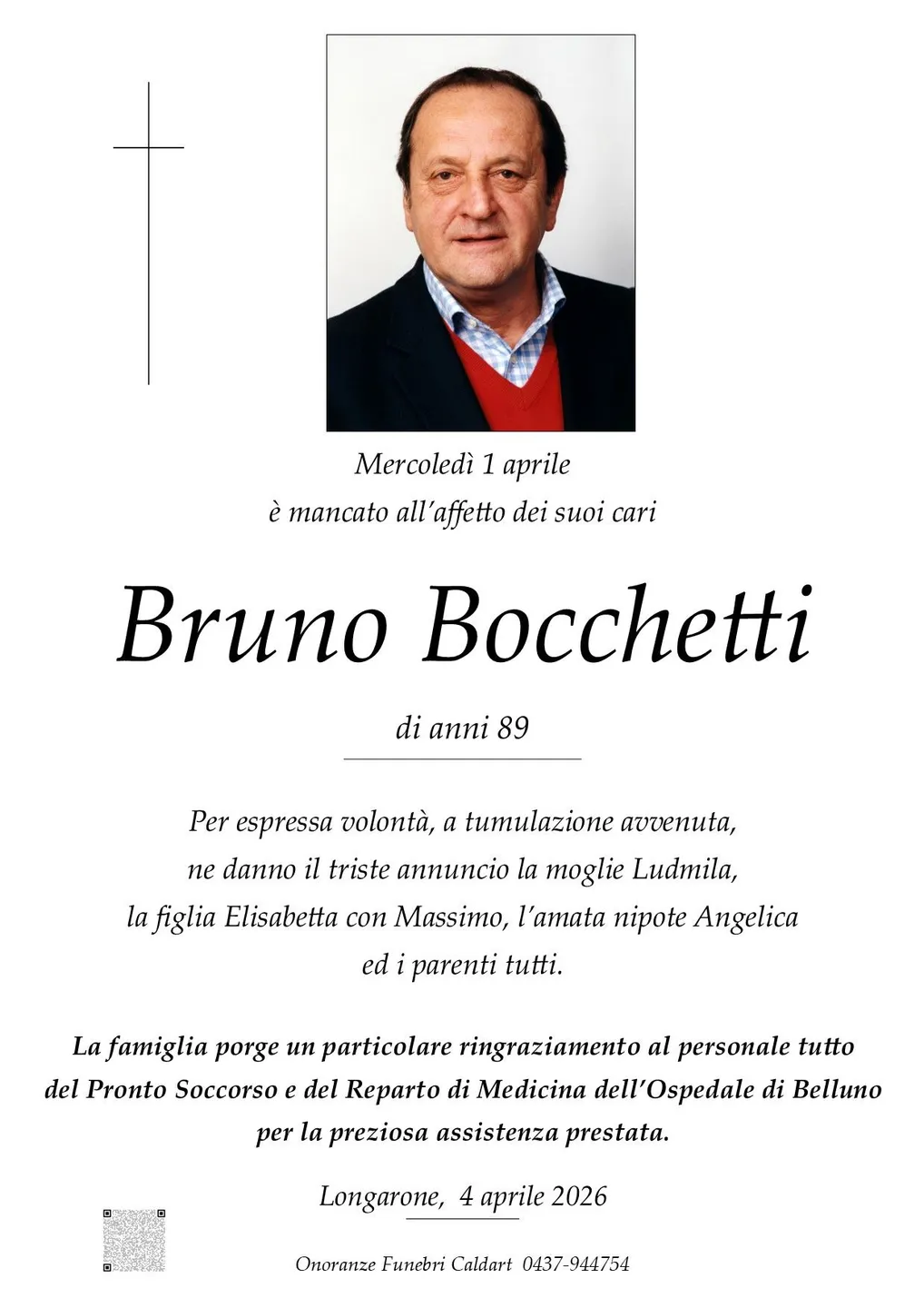 Epigrafe di Bruno Bocchetti