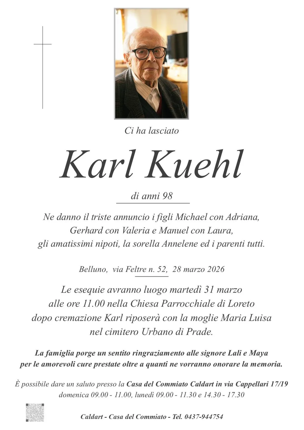 Epigrafe di Karl Kuehl