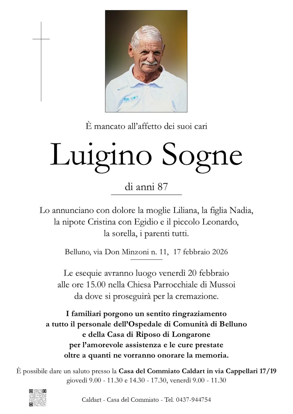 Epigrafe di Luigino Sogne