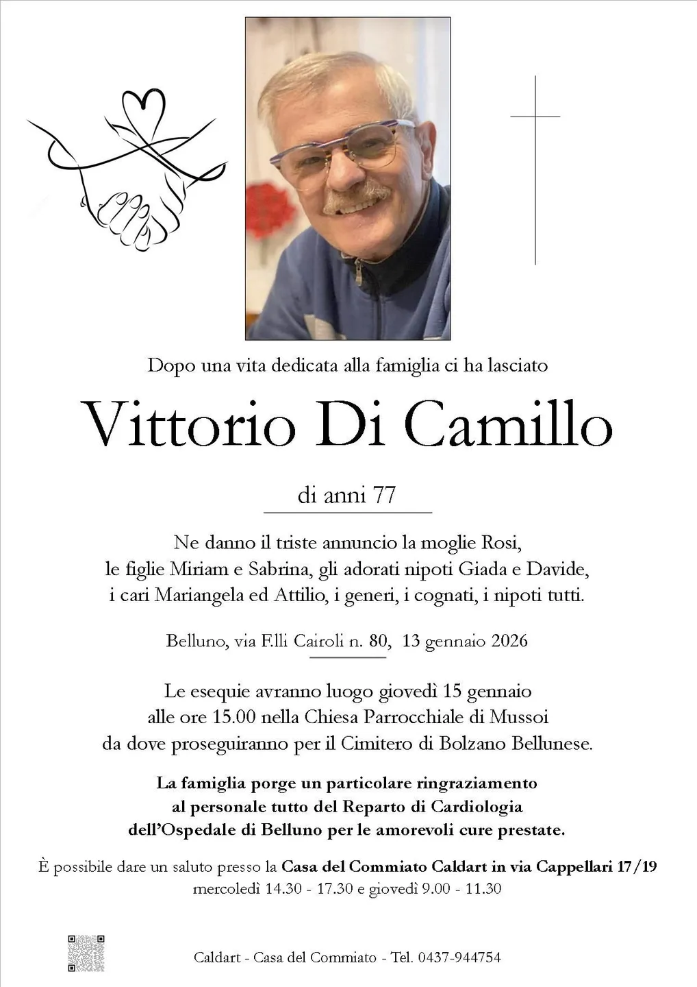 Epigrafe di Vittorio Di Camillo