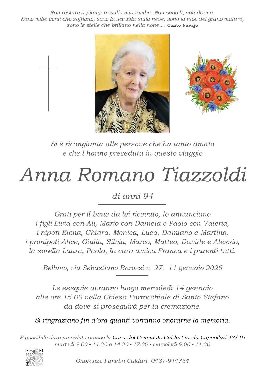 Epigrafe di Anna Romano Tiazzoldi