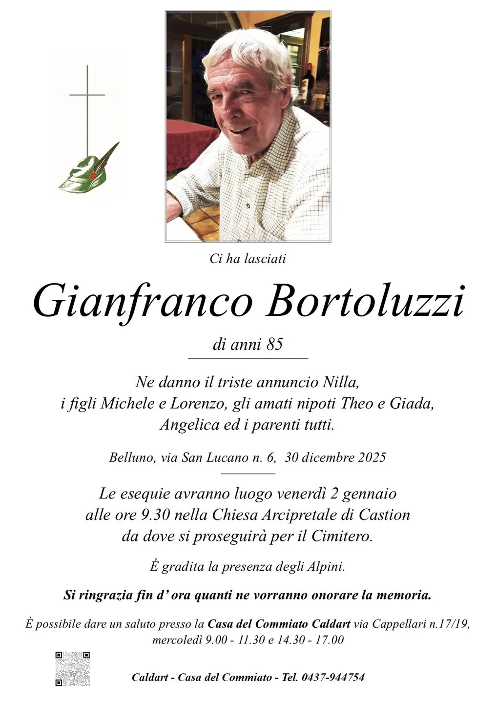 Epigrafe di Gianfranco Bortoluzzi