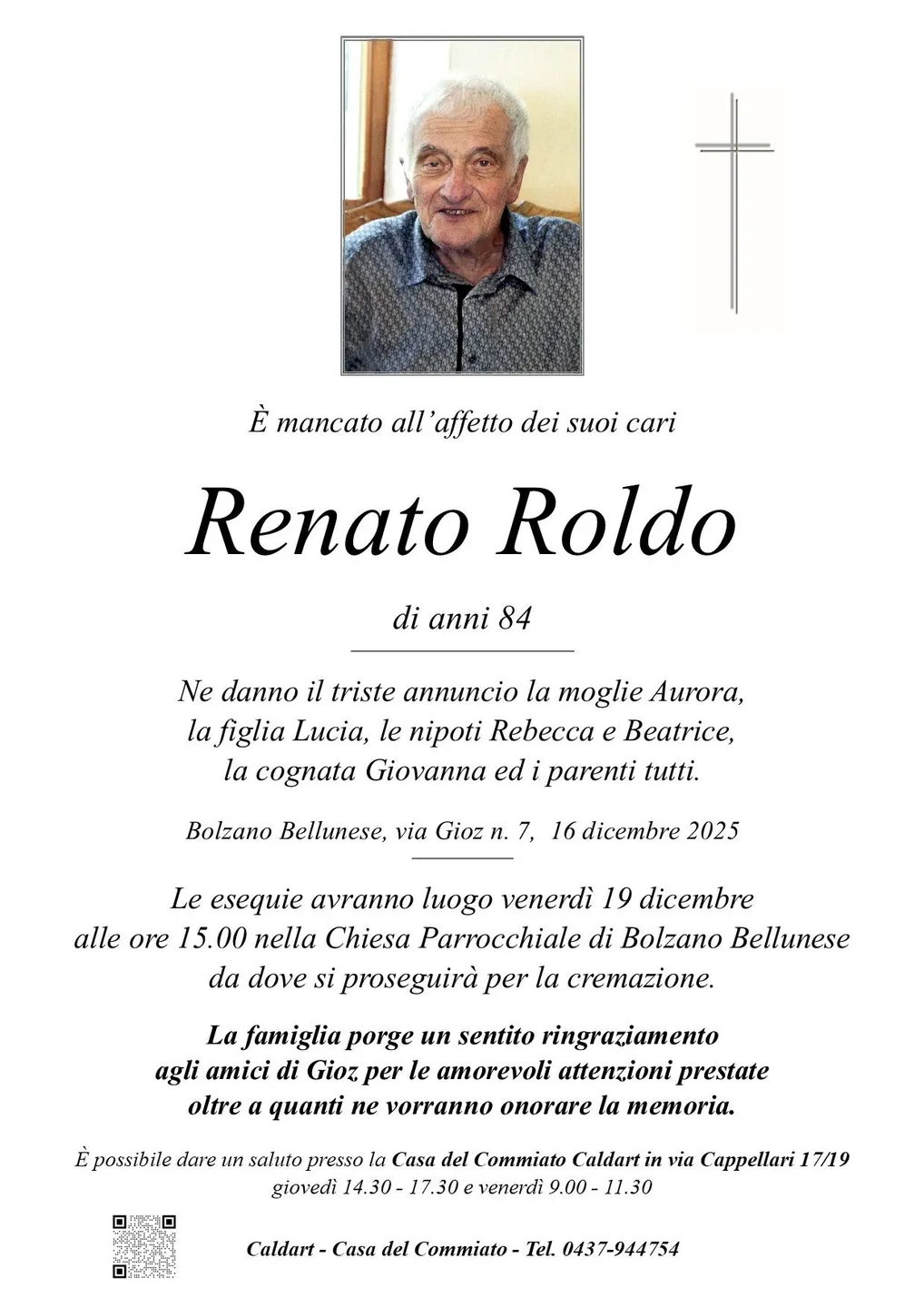 Epigrafe di Renato Roldo