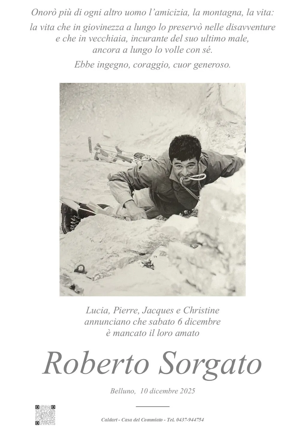 Epigrafe di Roberto Sorgato
