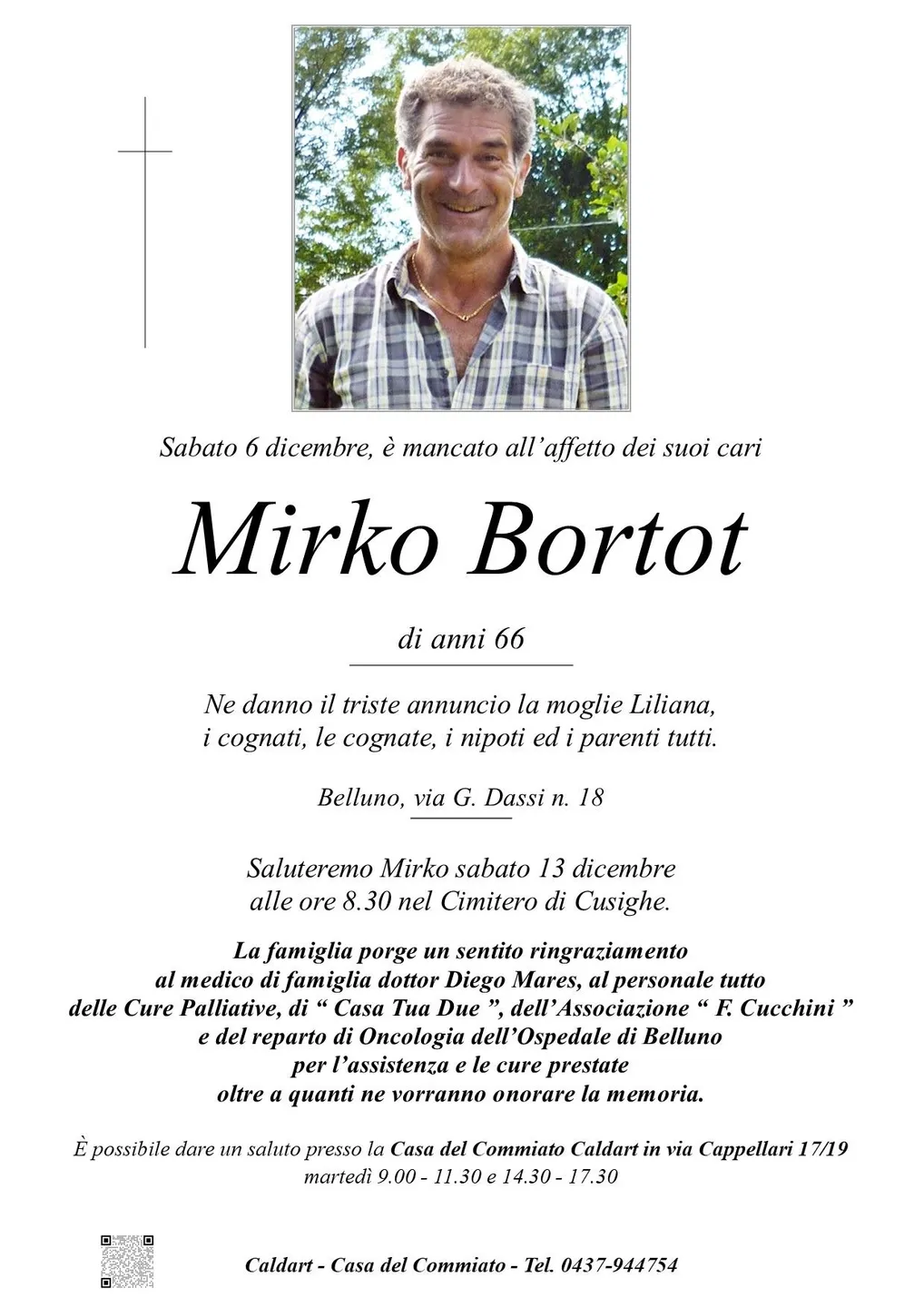 Epigrafe di Mirko Bortot