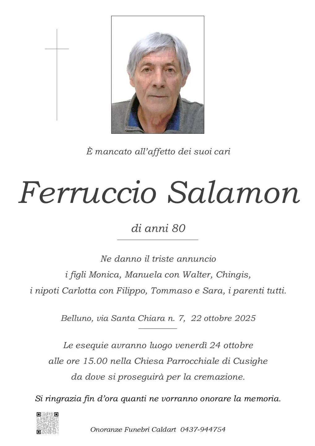 Epigrafe di Ferruccio Salamon