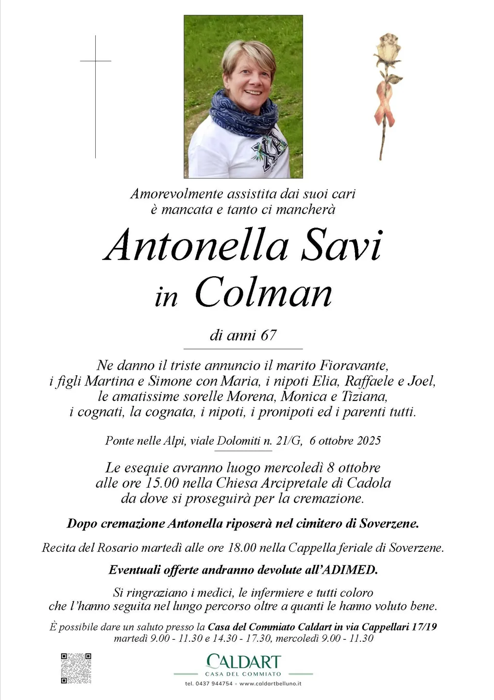 Epigrafe di Antonella Savi