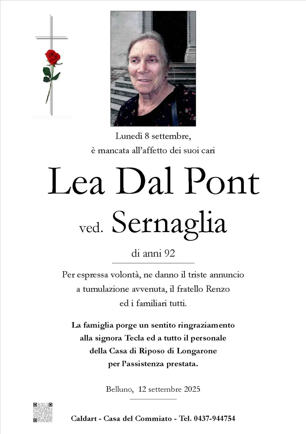 Epigrafe di Lea Dal Pont