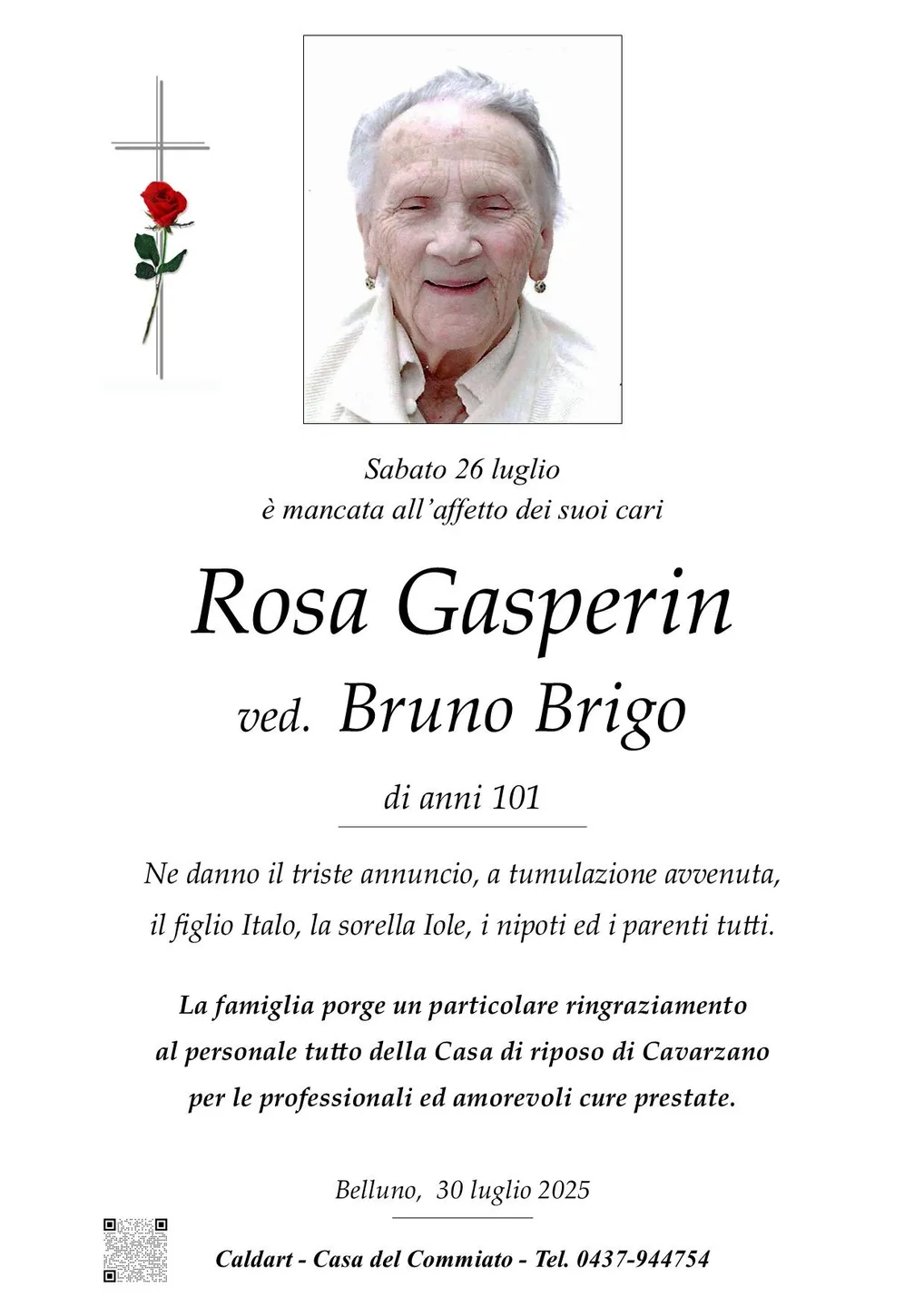 Epigrafe di Rosa Gasperin