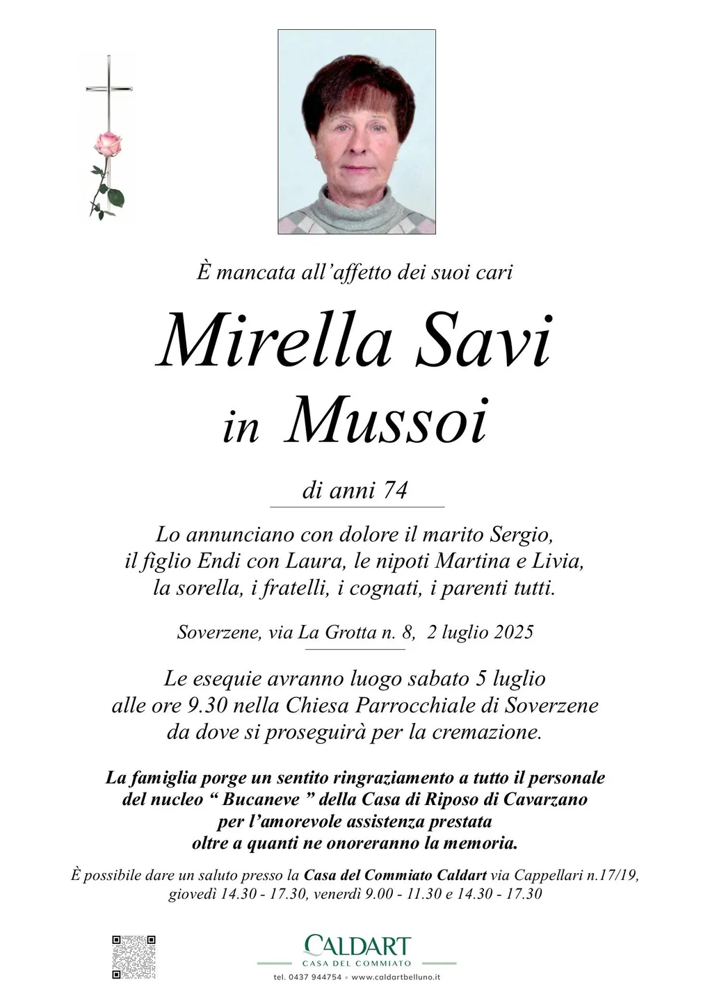 Epigrafe di Mirella Savi