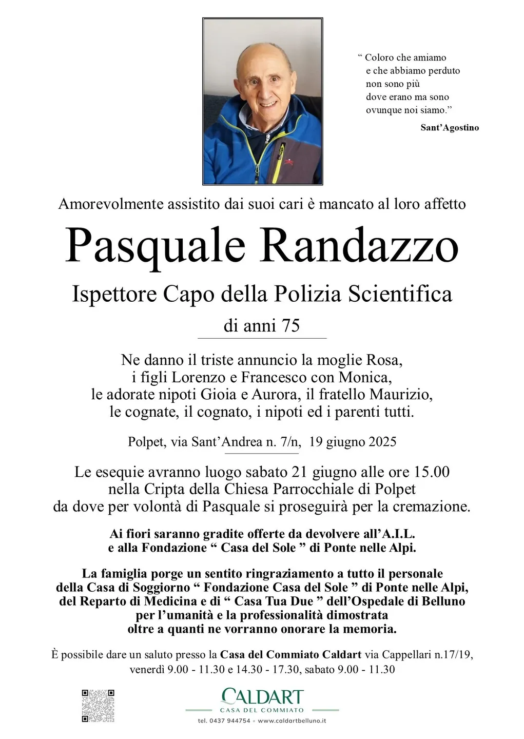 Epigrafe di Pasquale Randazzo