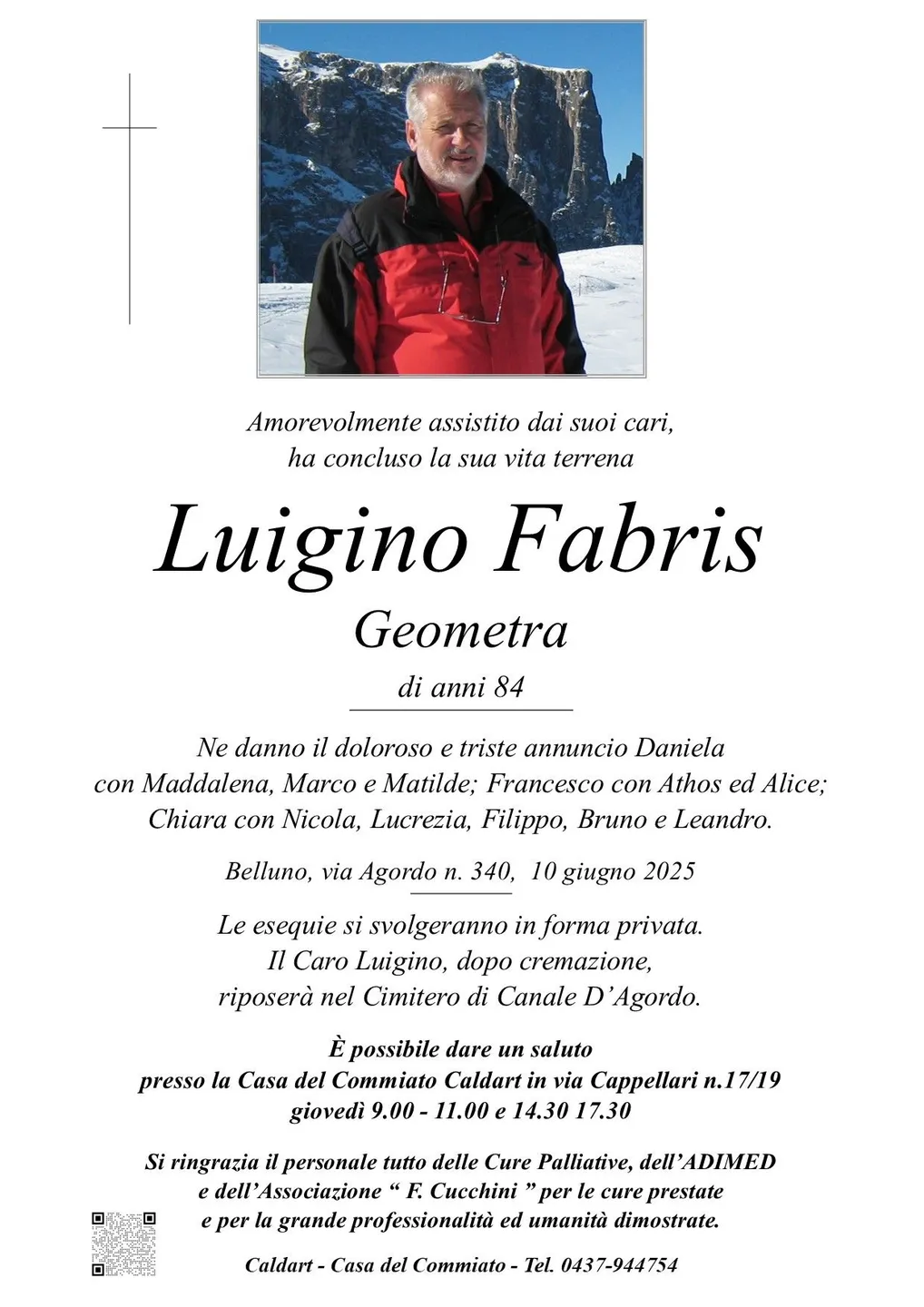 Epigrafe di Luigino Fabris